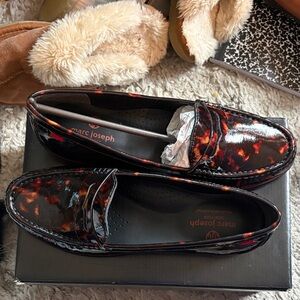 Marc Joseph Women’s Tortoise Pattern Loafers